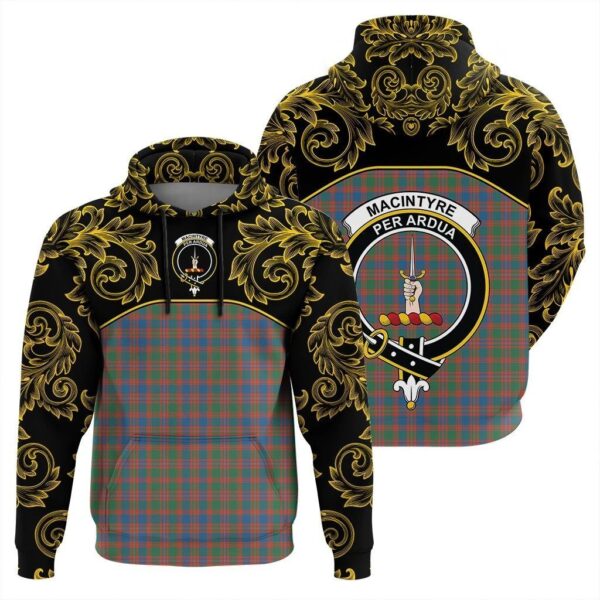 MacIntyre Ancient Clan Hoodie, Scottish Tartan MacIntyre Ancient Clans Hoodie Empire Style