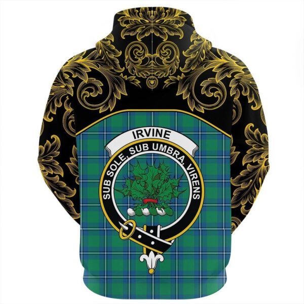 Irvine Ancient Clan Hoodie, Scottish Tartan Irvine Ancient Clans Hoodie Empire Style - Image 3