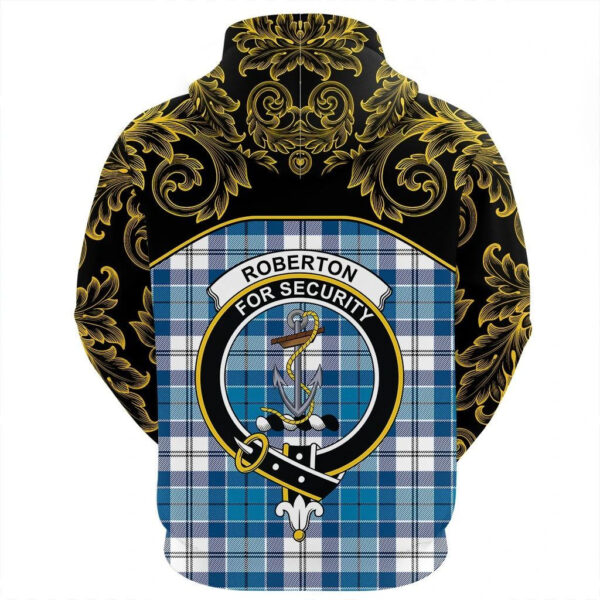 Roberton Clan Hoodie, Scottish Tartan Roberton Clans Hoodie Empire Style - Image 3