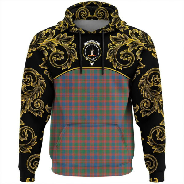 MacIntyre Ancient Clan Hoodie, Scottish Tartan MacIntyre Ancient Clans Hoodie Empire Style - Image 2