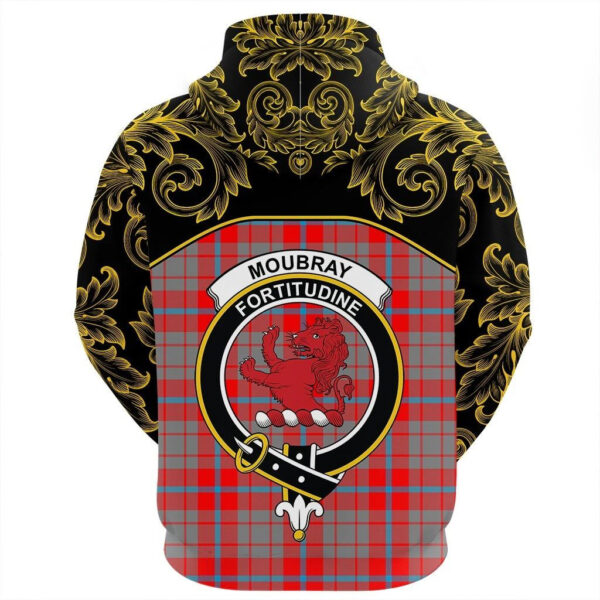 Moubray Clan Hoodie, Scottish Tartan Moubray Clans Hoodie Empire Style - Image 3