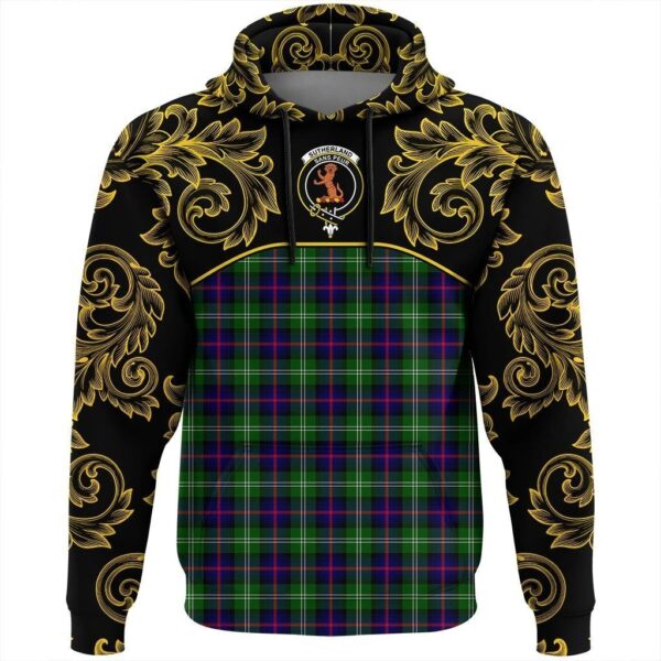 Sutherland Modern Clan Hoodie, Scottish Tartan Sutherland Modern Clans Hoodie Empire Style - Image 2