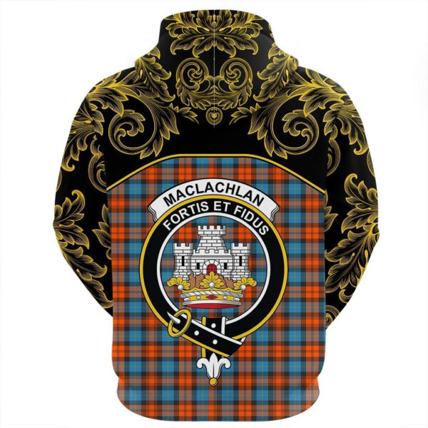 MacLachlan Ancient Clan Hoodie, Scottish Tartan MacLachlan Ancient Clans Hoodie Empire Style - Image 3