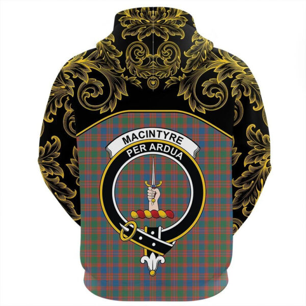 MacIntyre Ancient Clan Hoodie, Scottish Tartan MacIntyre Ancient Clans Hoodie Empire Style - Image 3