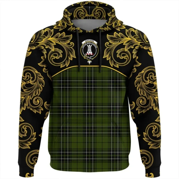 MacLean Hunting Clan Hoodie, Scottish Tartan MacLean Hunting Clans Hoodie Empire Style - Image 2