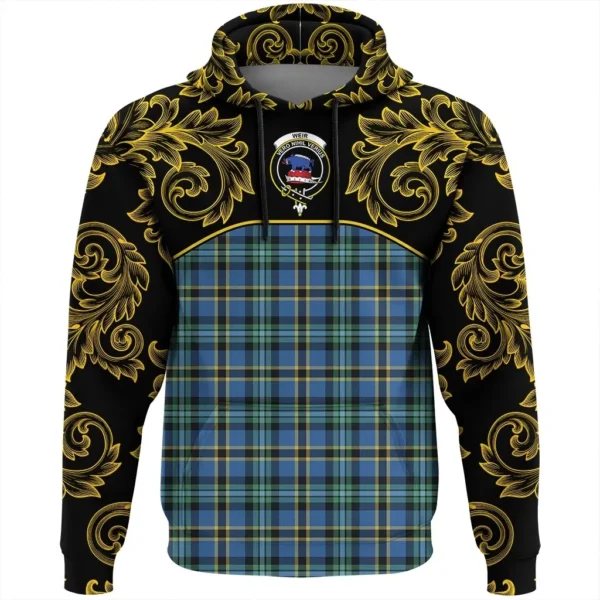 Weir Ancient Clan Hoodie, Scottish Tartan Weir Ancient Clans Hoodie Empire Style - Image 2