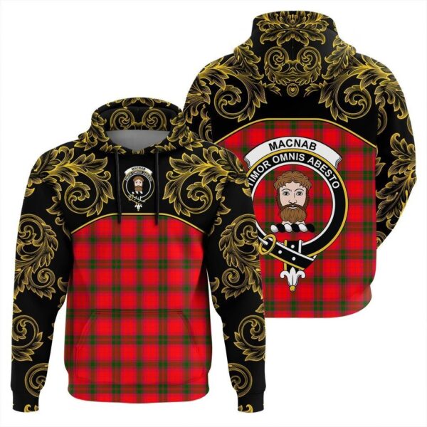 MacNab Modern Clan Hoodie, Scottish Tartan MacNab Modern Clans Hoodie Empire Style