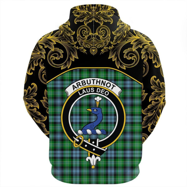 Arbuthnot Ancient Clan Hoodie, Scottish Tartan Arbuthnot Ancient Clans Hoodie Empire Style - Image 3