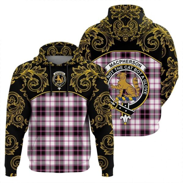 MacPherson Hunting Modern Clan Hoodie, Scottish Tartan MacPherson Hunting Modern Clans Hoodie Empire Style