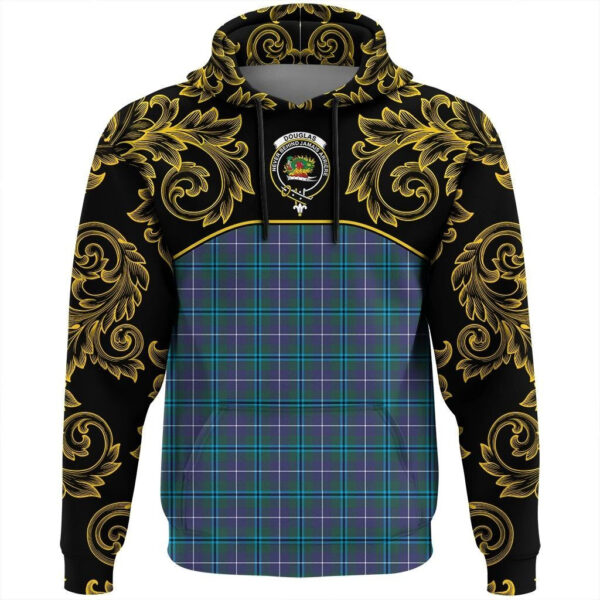 Douglas Modern Clan Hoodie, Scottish Tartan Douglas Modern Clans Hoodie Empire Style - Image 2