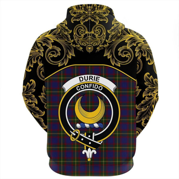 Durie Clan Hoodie, Scottish Tartan Durie Clans Hoodie Empire Style - Image 3