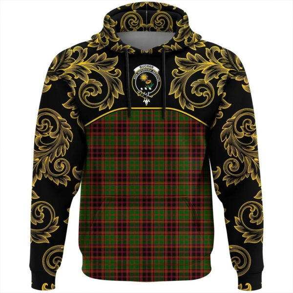 Buchan Modern Clan Hoodie, Scottish Tartan Buchan Modern Clans Hoodie Empire Style - Image 2