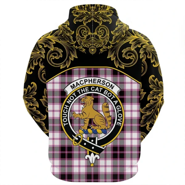 MacPherson Hunting Modern Clan Hoodie, Scottish Tartan MacPherson Hunting Modern Clans Hoodie Empire Style - Image 3