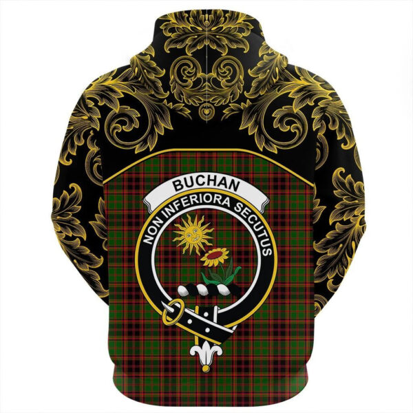 Buchan Modern Clan Hoodie, Scottish Tartan Buchan Modern Clans Hoodie Empire Style - Image 3