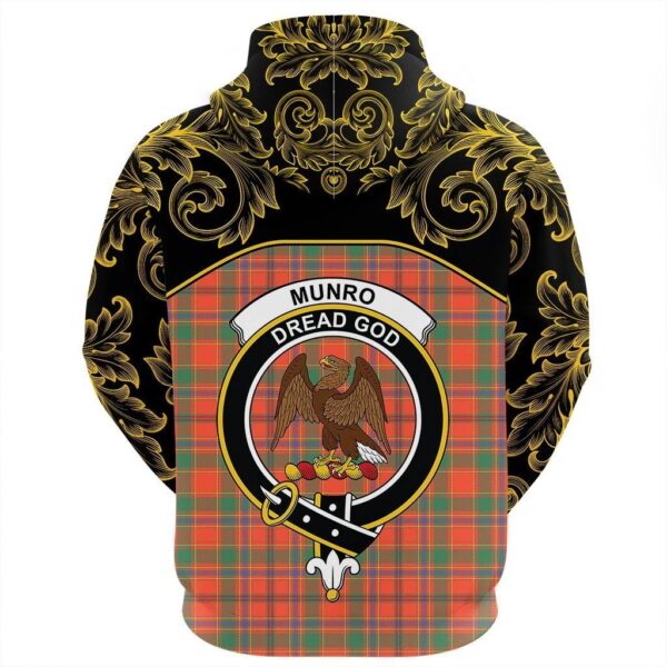 Munro Ancient Clan Hoodie, Scottish Tartan Munro Ancient Clans Hoodie Empire Style - Image 3