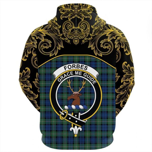 Forbes Ancient Clan Hoodie, Scottish Tartan Forbes Ancient Clans Hoodie Empire Style - Image 3