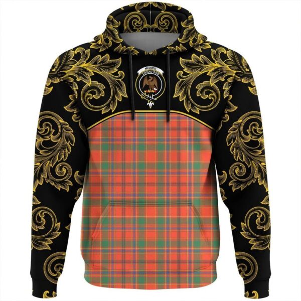 Munro Ancient Clan Hoodie, Scottish Tartan Munro Ancient Clans Hoodie Empire Style - Image 2