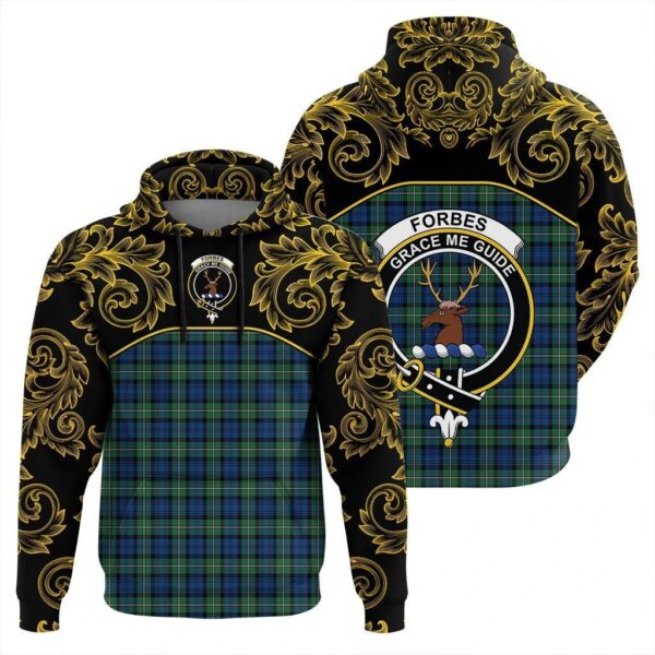 Forbes Ancient Clan Hoodie, Scottish Tartan Forbes Ancient Clans Hoodie Empire Style