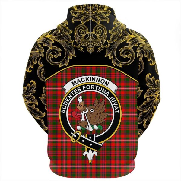 MacKinnon Modern Clan Hoodie, Scottish Tartan MacKinnon Modern Clans Hoodie Empire Style - Image 3