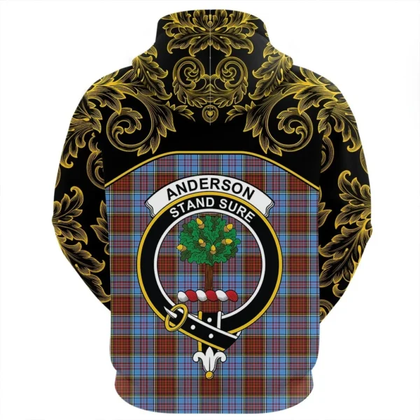 Anderson Modern Clan Hoodie, Scottish Tartan Anderson Modern Clans Hoodie Empire Style - Image 3