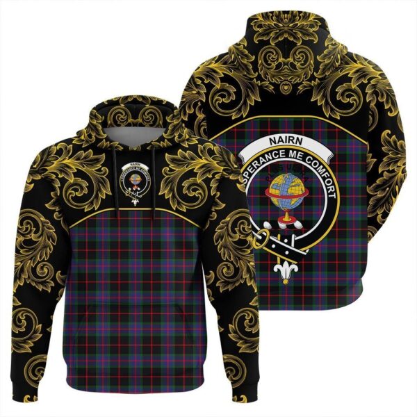 Nairn Clan Hoodie, Scottish Tartan Nairn Clans Hoodie Empire Style