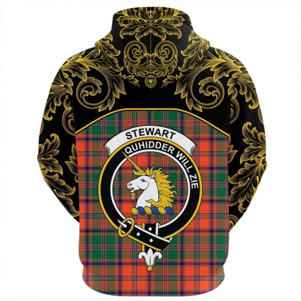 Stewart of Appin Ancient Clan Hoodie, Scottish Tartan Stewart of Appin Ancient Clans Hoodie Empire Style - Image 3