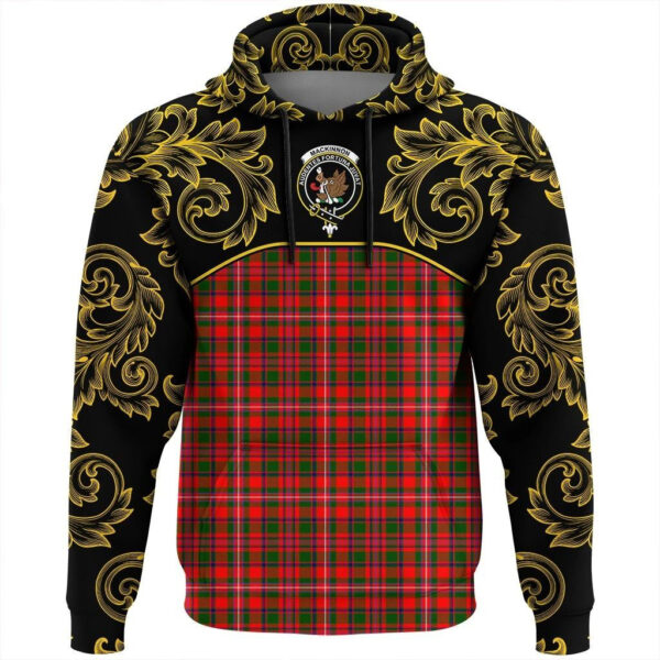 MacKinnon Modern Clan Hoodie, Scottish Tartan MacKinnon Modern Clans Hoodie Empire Style - Image 2