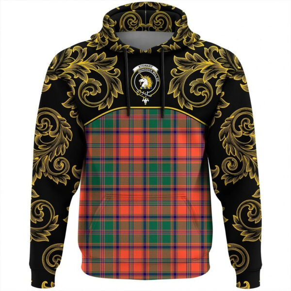 Stewart of Appin Ancient Clan Hoodie, Scottish Tartan Stewart of Appin Ancient Clans Hoodie Empire Style - Image 2