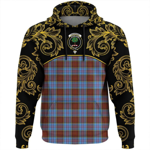 Anderson Modern Clan Hoodie, Scottish Tartan Anderson Modern Clans Hoodie Empire Style - Image 2