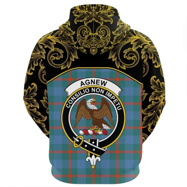 Agnew Ancient Clan Hoodie, Scottish Tartan Agnew Ancient Clans Hoodie Empire Style - Image 3