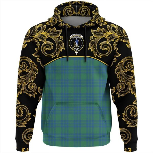 Montgomery Ancient Clan Hoodie, Scottish Tartan Montgomery Ancient Clans Hoodie Empire Style - Image 2