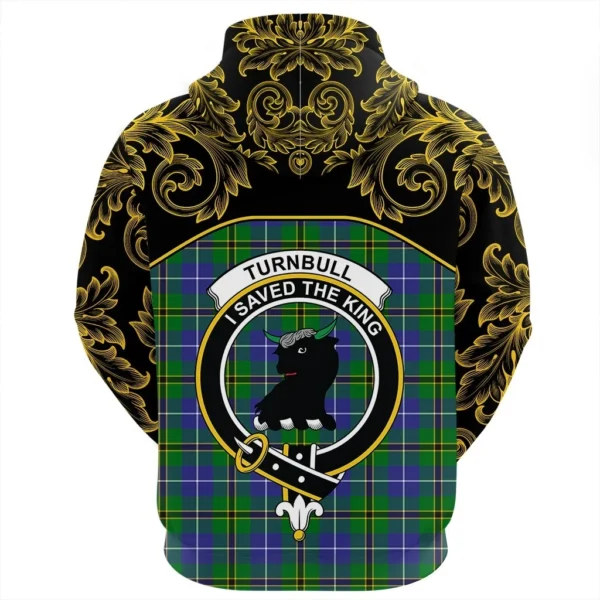 Turnbull Hunting Clan Hoodie, Scottish Tartan Turnbull Hunting Clans Hoodie Empire Style - Image 3