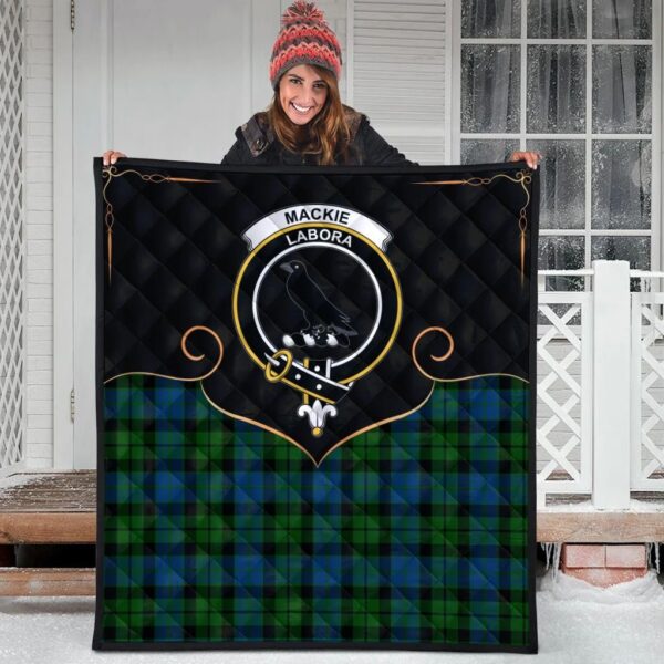 MacKie Clan Quilt, Scottish Tartan MacKie Clans Premium Quilt Cherish Style