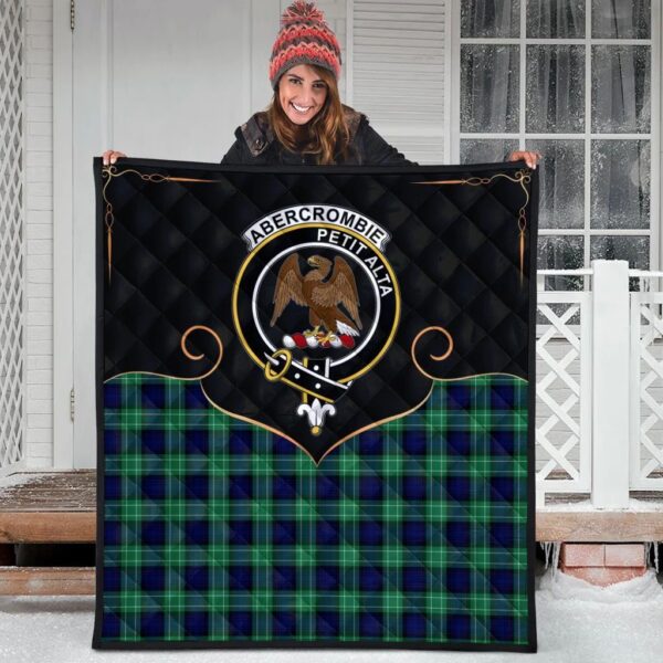 Abercrombie Clan Quilt, Scottish Tartan Abercrombie Clans Premium Quilt Cherish Style