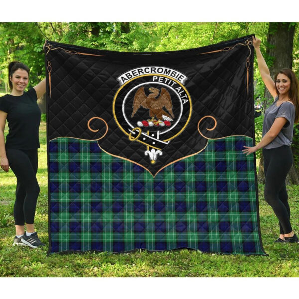 Abercrombie Clan Quilt, Scottish Tartan Abercrombie Clans Premium Quilt Cherish Style - Image 3