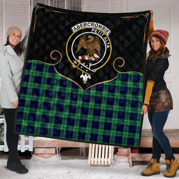 Abercrombie Clan Quilt, Scottish Tartan Abercrombie Clans Premium Quilt Cherish Style - Image 2