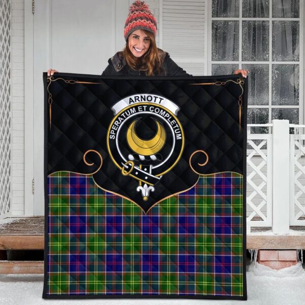 Arnott Clan Quilt, Scottish Tartan Arnott Clans Premium Quilt Cherish Style