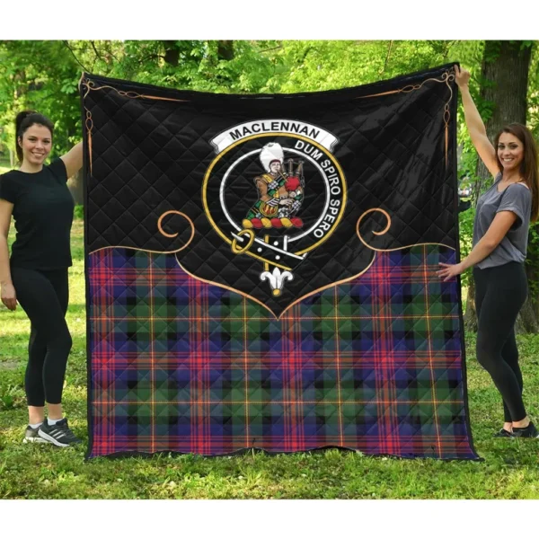 MacLennan Clan Quilt, Scottish Tartan MacLennan Clans Premium Quilt Cherish Style - Image 3