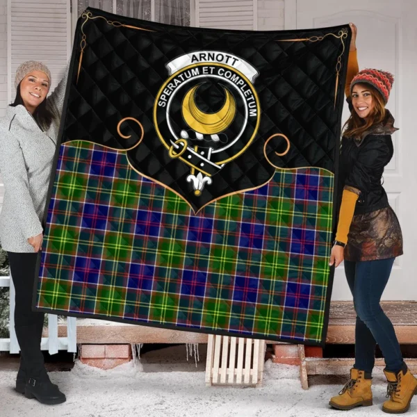 Arnott Clan Quilt, Scottish Tartan Arnott Clans Premium Quilt Cherish Style - Image 2