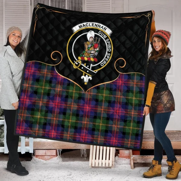 MacLennan Clan Quilt, Scottish Tartan MacLennan Clans Premium Quilt Cherish Style - Image 2