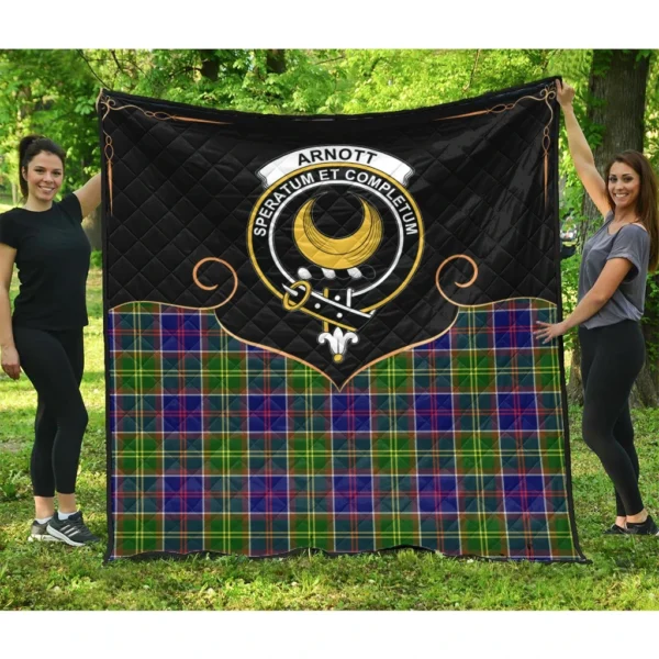 Arnott Clan Quilt, Scottish Tartan Arnott Clans Premium Quilt Cherish Style - Image 3