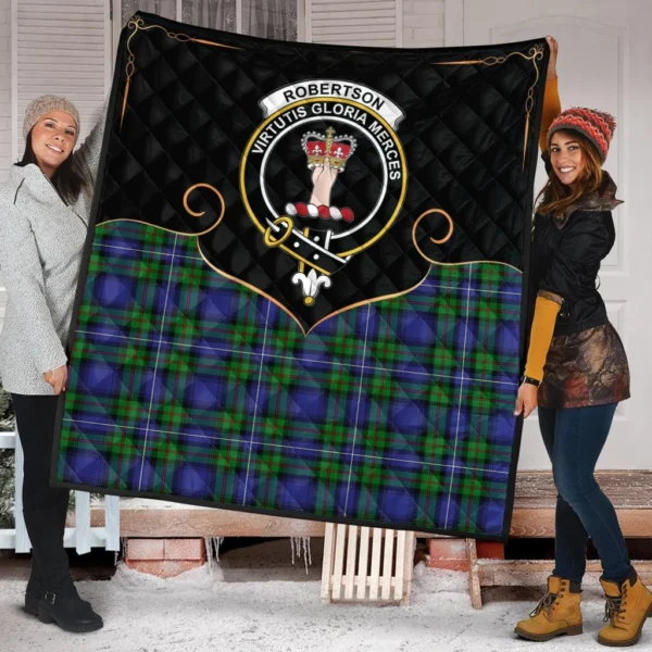 Robertson Hunting Modern Clan Quilt, Scottish Tartan Robertson Hunting Modern Clans Premium Quilt Cherish Style - Image 2