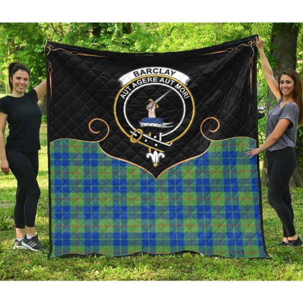 Barclay Hunting Ancient Clan Quilt, Scottish Tartan Barclay Hunting Ancient Clans Premium Quilt Cherish Style - Image 3