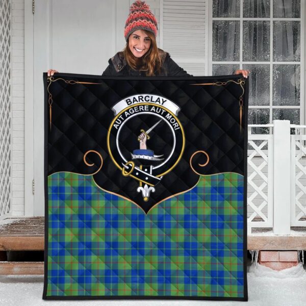 Barclay Hunting Ancient Clan Quilt, Scottish Tartan Barclay Hunting Ancient Clans Premium Quilt Cherish Style