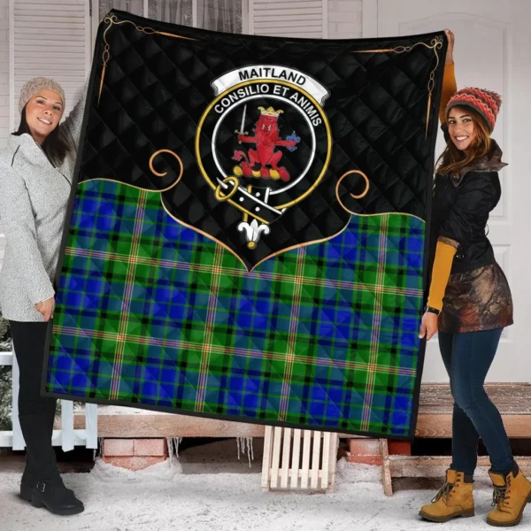 Maitland Clan Quilt, Scottish Tartan Maitland Clans Premium Quilt Cherish Style - Image 2