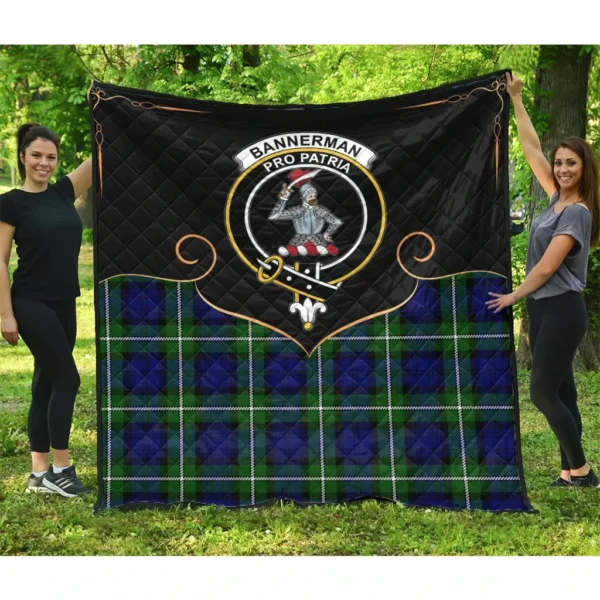 Bannerman Clan Quilt, Scottish Tartan Bannerman Clans Premium Quilt Cherish Style - Image 3