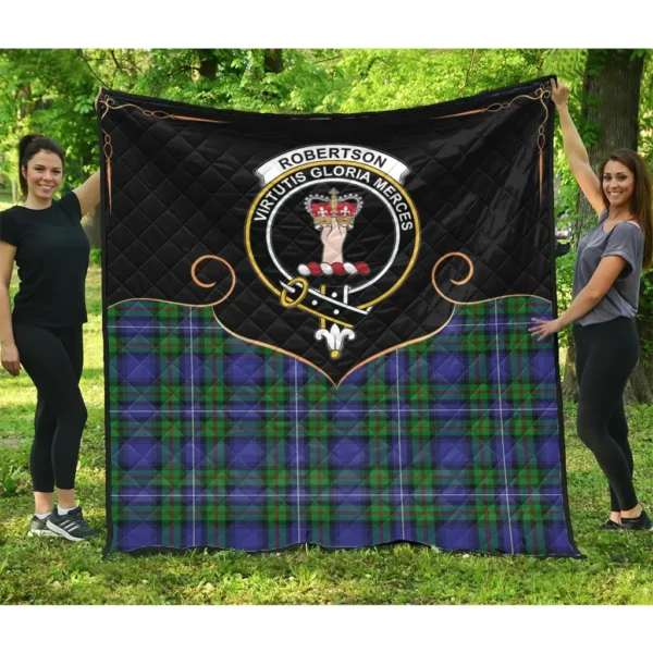 Robertson Hunting Modern Clan Quilt, Scottish Tartan Robertson Hunting Modern Clans Premium Quilt Cherish Style - Image 3