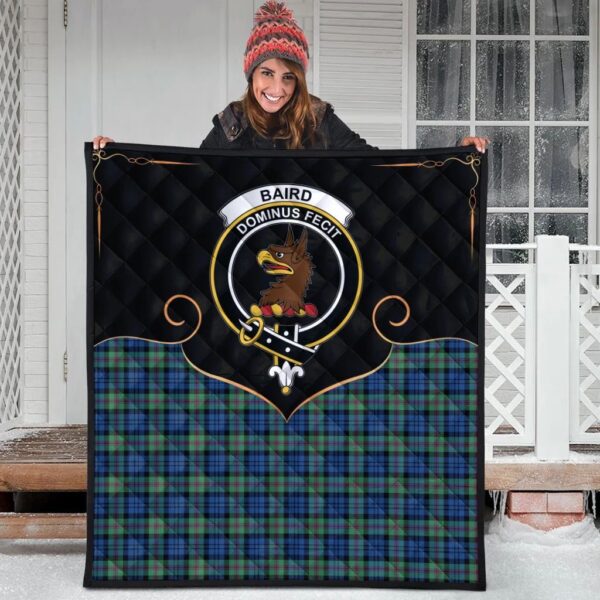 Baird Ancient Clan Quilt, Scottish Tartan Baird Ancient Clans Premium Quilt Cherish Style