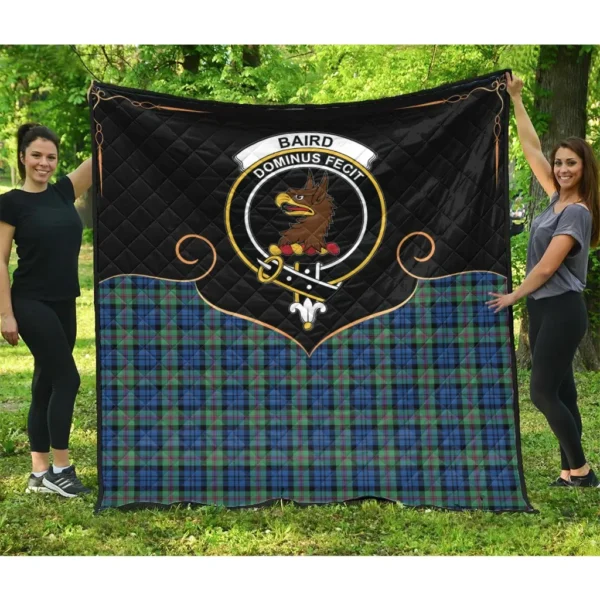 Baird Ancient Clan Quilt, Scottish Tartan Baird Ancient Clans Premium Quilt Cherish Style - Image 3