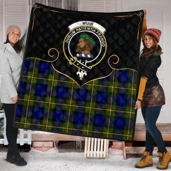 Muir Clan Quilt, Scottish Tartan Muir Clans Premium Quilt Cherish Style - Image 2